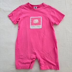Vintage Gap Pink Pig Romper 2t/3t